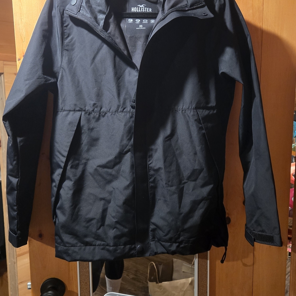 Hollister Men's Black Coat
